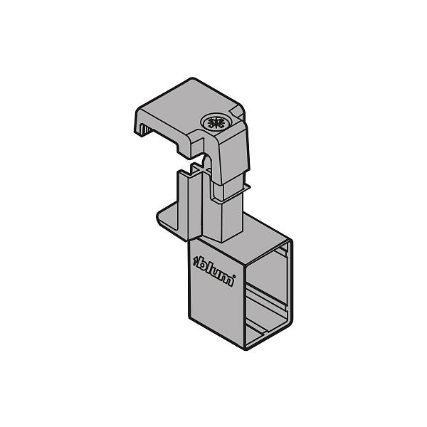 BLUM ZRU.01E0 koncovka na příčný reling šedá