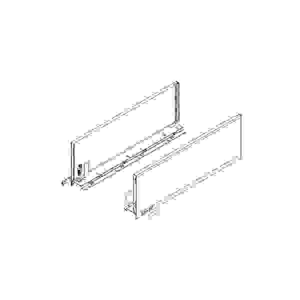 BLUM 770F6502S bočnice Legrabox F 650mm šedá