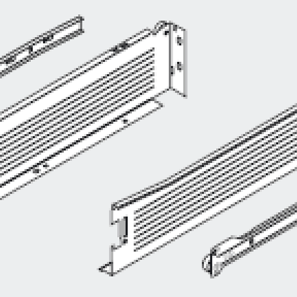 BLUM 320M5000C15 Metabox 86/500mm R901 bílý