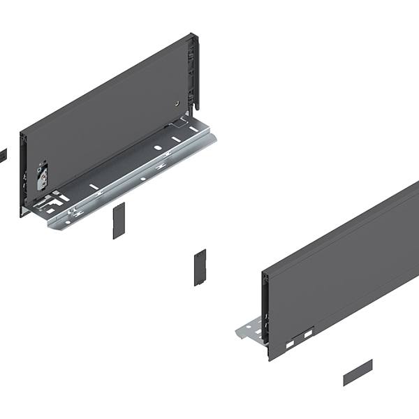 BLUM 770K6002S bočnice Legrabox K 600mm šedá