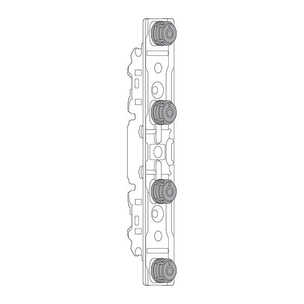 BLUM 20S42T1 čelní kování pro tenké materiály Aventos HK(top),HL, HS, Expando T