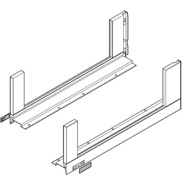 BLUM 780C5002I bočnice Legrabox Free 500mm nerez