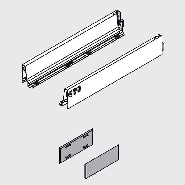 BLUM 378N4502SA bočnice Antaro 450 bílá P+L