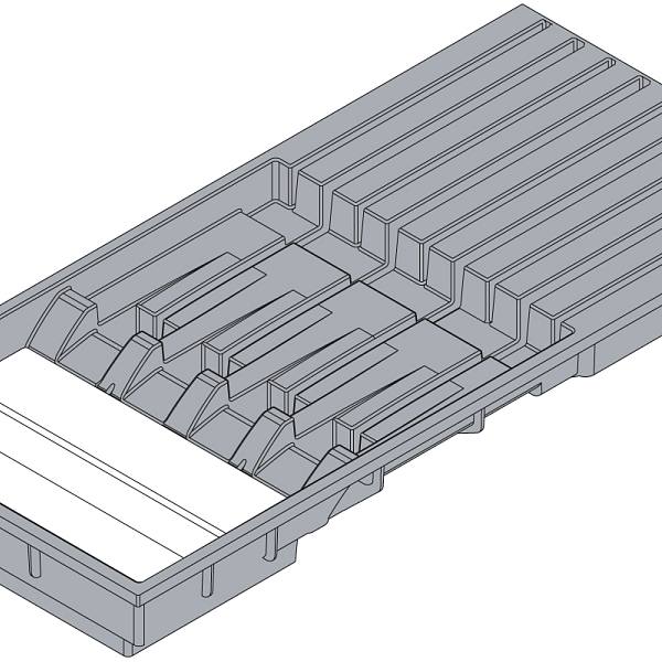 BLUM ZC7M0200 držák nožů šedý