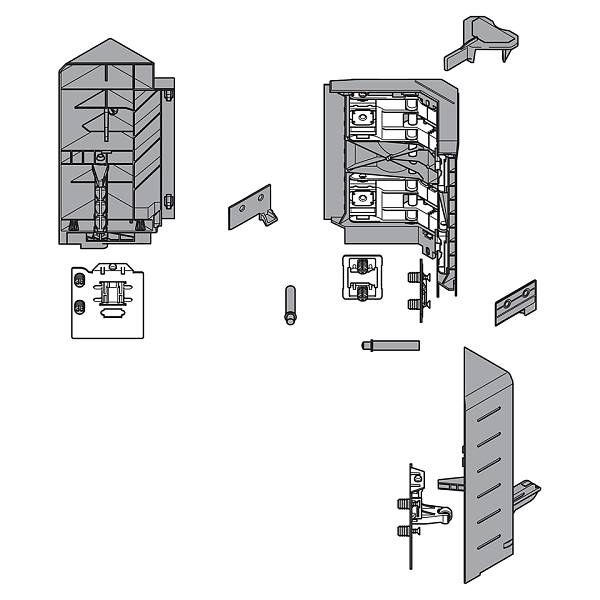 BLUM Z33D00E0A6 Space Corner Antaro D syncromotion bílé