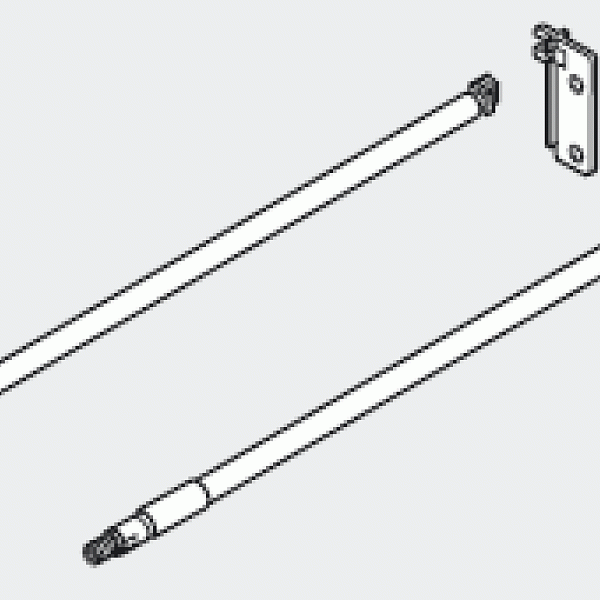 BLUM ZRE.321S.ID reling 350mm bílý