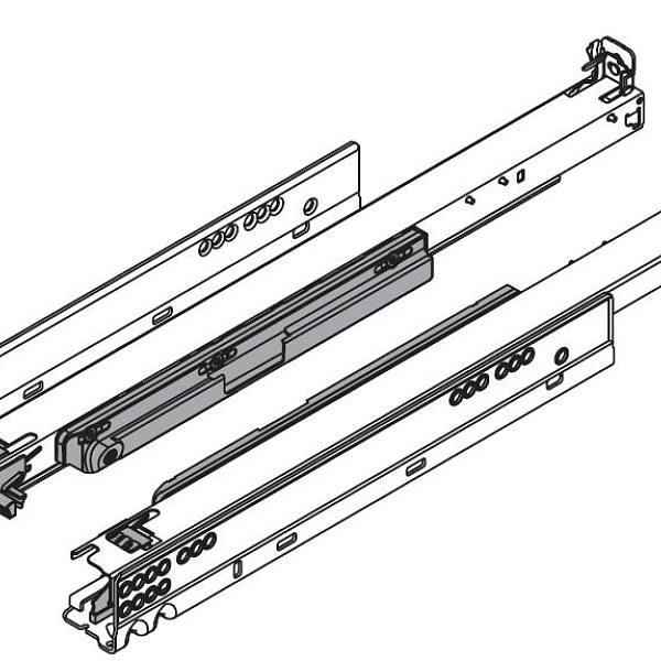 BLUM 760H3800T Movento Tip-on 380mm 40kg