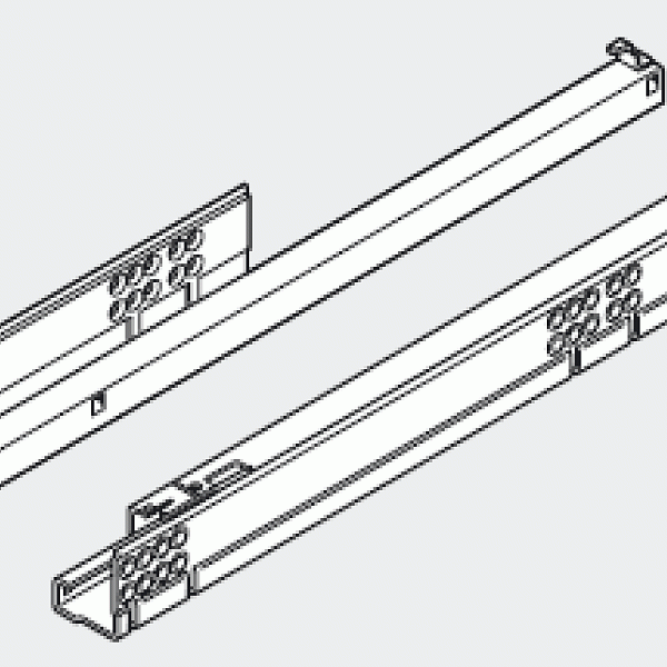 BLUM 550H2700.03 Tandem 3/4 Tip-on 270mm