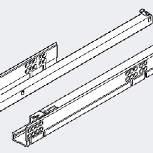 BLUM 560H4800B Tandem celovýsuv 480mm tlumený