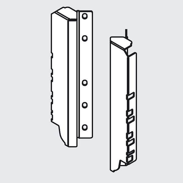 BLUM Z30D000SL45-držák zad na Space Corner bílý P+L