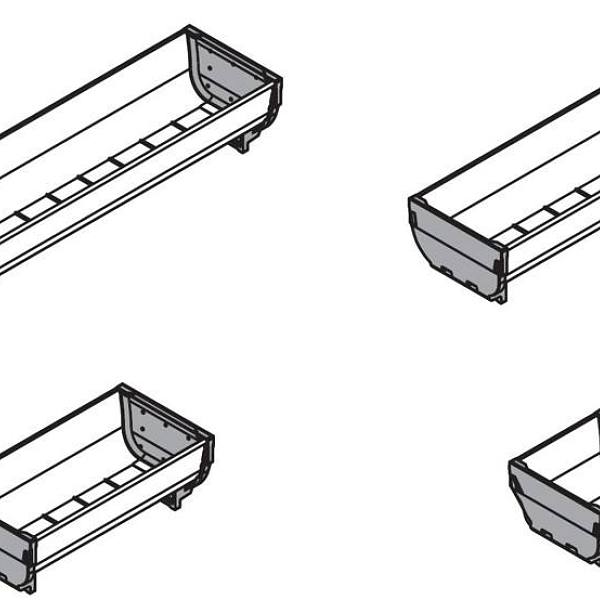 BLUM ZSI.030SI Orga Line miska 88x264mm nerez