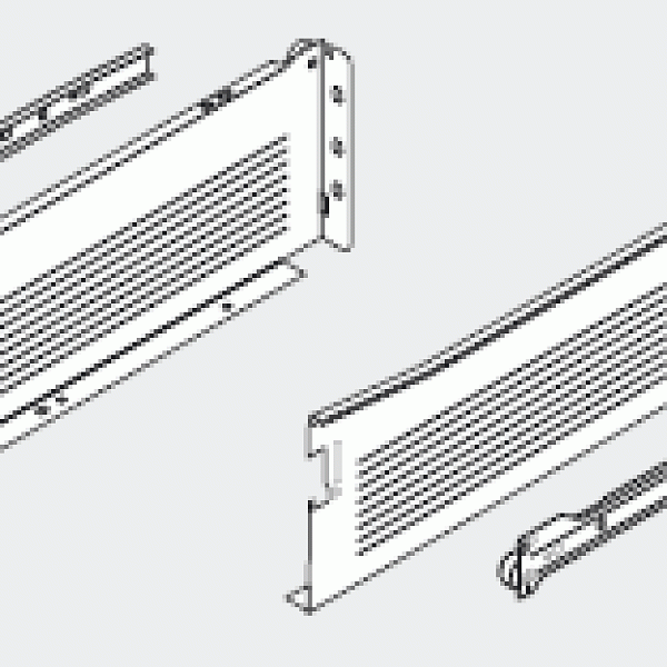 BLUM 320K4500C15 Metabox 118/450mm R901 bílý