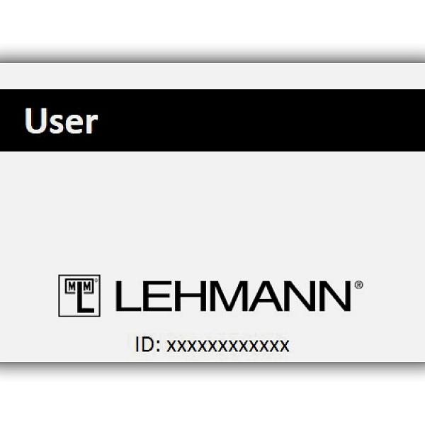 LEHMANN Uživatelská karta pro elektronické zámky Lehmann RFID Mifare® locks