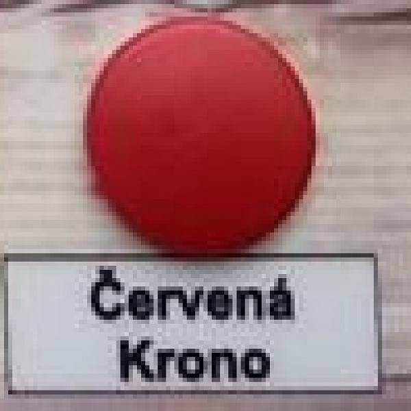 Krytka konfirmátu červená krono