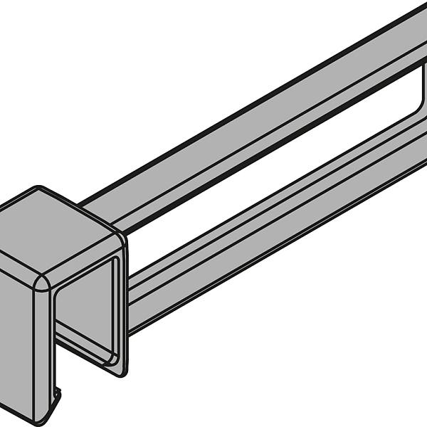 BLUM ZC7U10F0 Ambia-line podél. dělení pro příč. reling LBX pure karb.černá CS-M