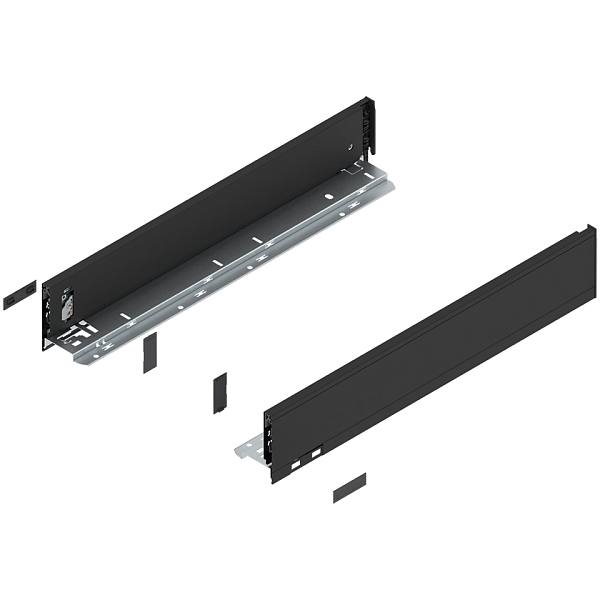 BLUM 770M6502S bočnice Legrabox M 650mm karbon černá CS-M