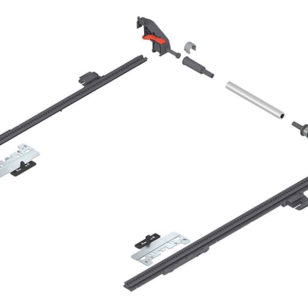 BLUM ZS4.400MU boční stabilizace MERIVOBOX, 270-400mm