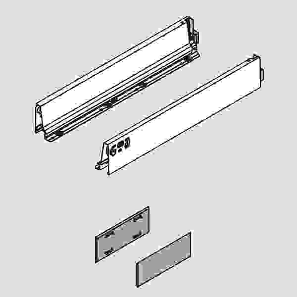 BLUM 378N4502SA bočnice Antaro 450 bílá P+L