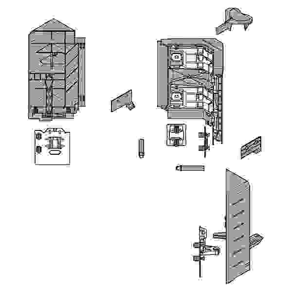 BLUM Z33D00E0A6 Space Corner Antaro D syncromotion bílé