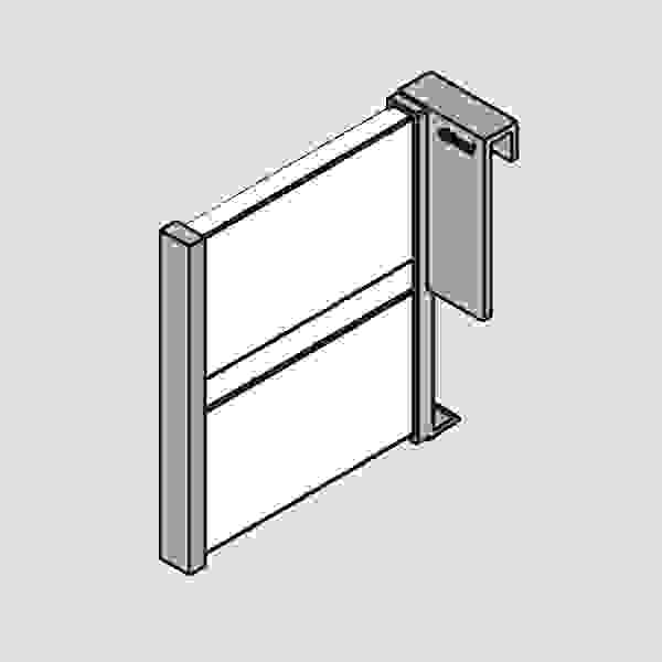 BLUM Z43L100S podélné dělení bílé