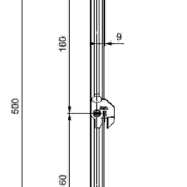 LEHMANN Tyč SVS3 Typ 2 (1+3 výška 515 mm)