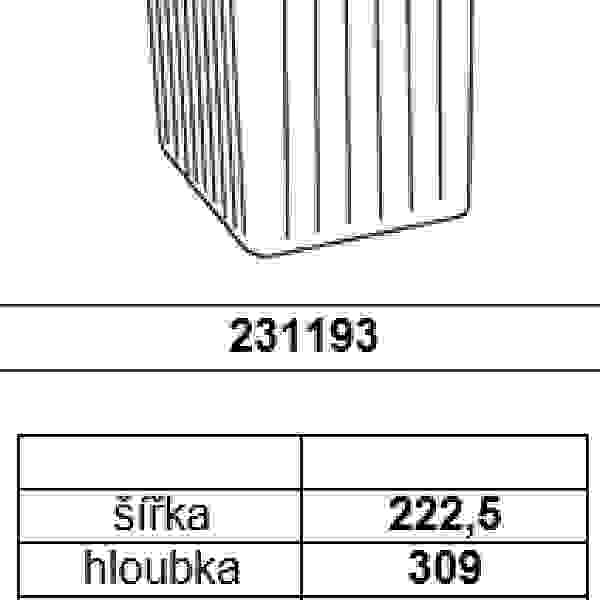 GOLLINUCCI Náhradní koš pro Sistema, 16 l