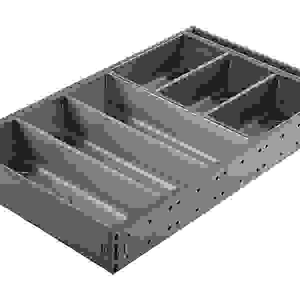 StrongMax příborník kompletní sada H=500, Š=276mm šedá, včetně misek 3+3