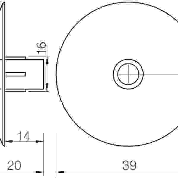 STRONG Kluzák narážecí 464 5 mm černý