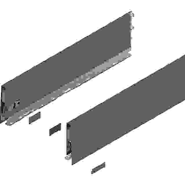 BLUM 470K3002S bočnice MERIVOBOX K 300 mm, tmavě šedá, OG-M