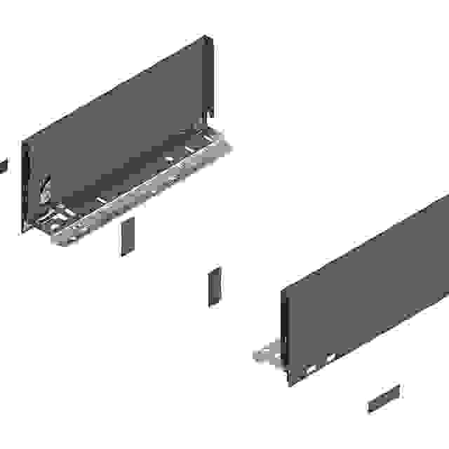 BLUM 770K6002S bočnice Legrabox K 600mm šedá