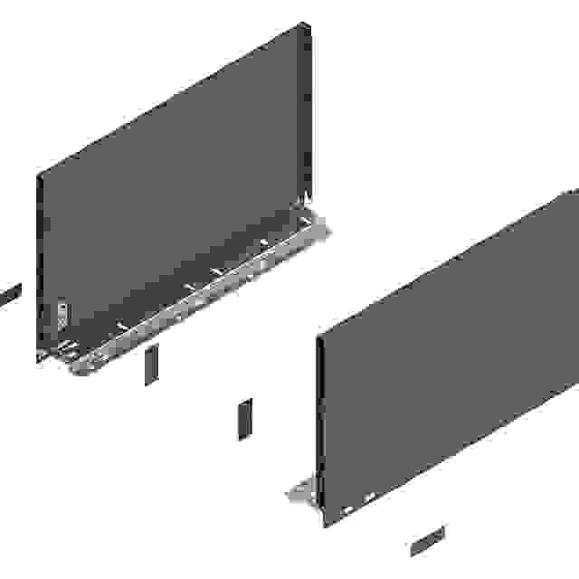 BLUM 770F4002S bočnice Legrabox F 400mm šedá