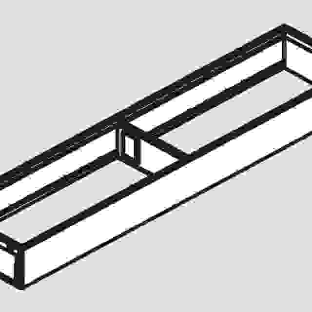 BLUM ZC7S550RS2 Ambia Line rámeček 200/550mm šedý