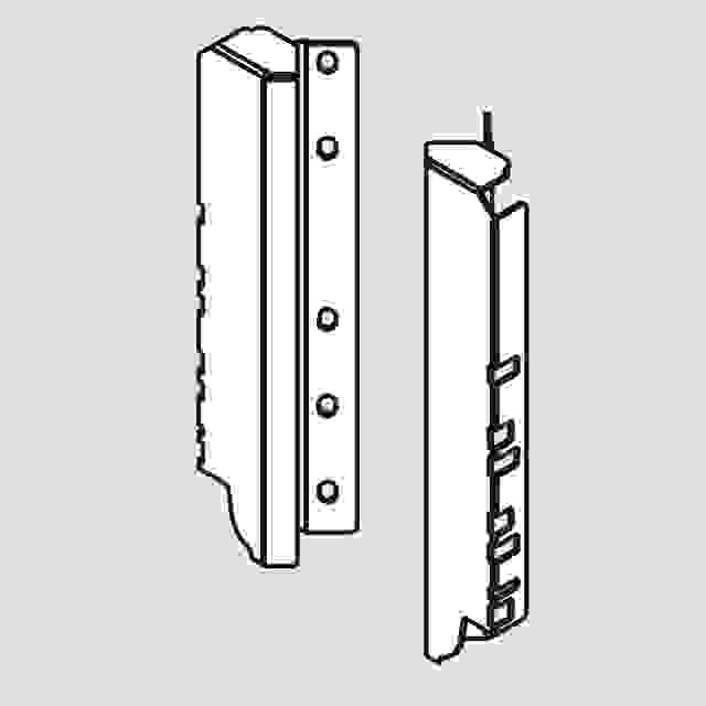 BLUM Z30D000SL45-držák zad na Space Corner bílý P+L