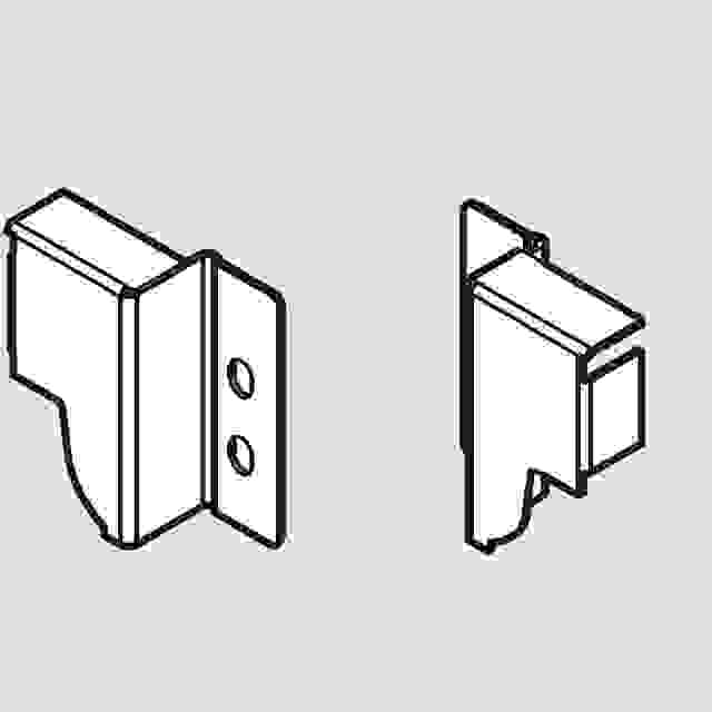 BLUM Z30M000S.45 držák zad Space Corner "M" bílý P+L