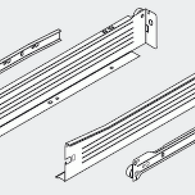 BLUM 320H3500C15 Metabox 150/350mm R901 bílý