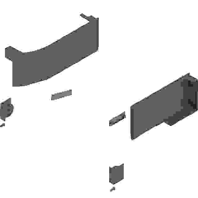 BLUM 23K8000 krytky HK Top pro S-D tmavě kovově šedé