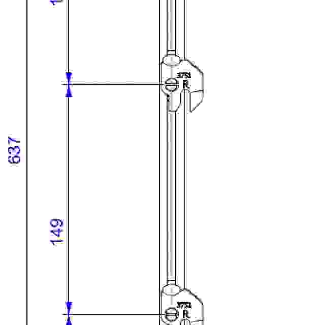 LEHMANN Tyč SVS3 Typ 9 (1+4 délka 639 mm)