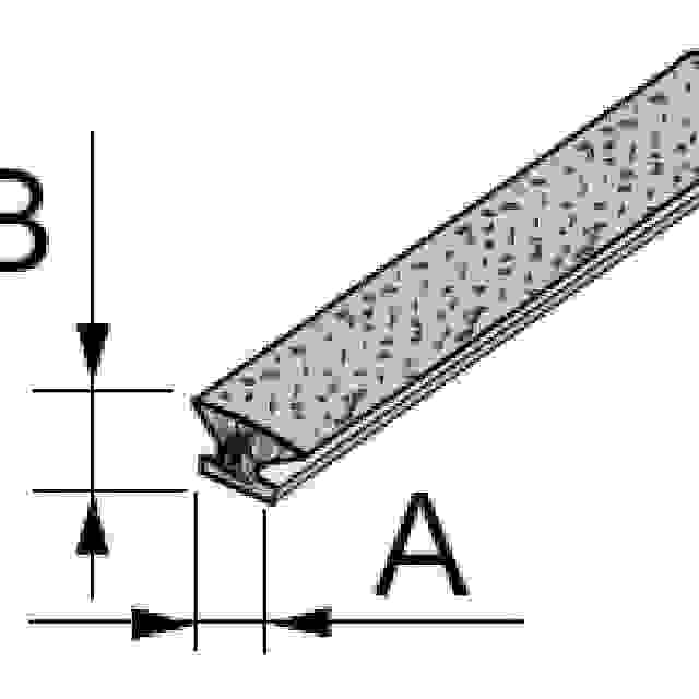 SEVROLL 20287-SV dorazový kartáč zásuvný 4,8x4mm bílý