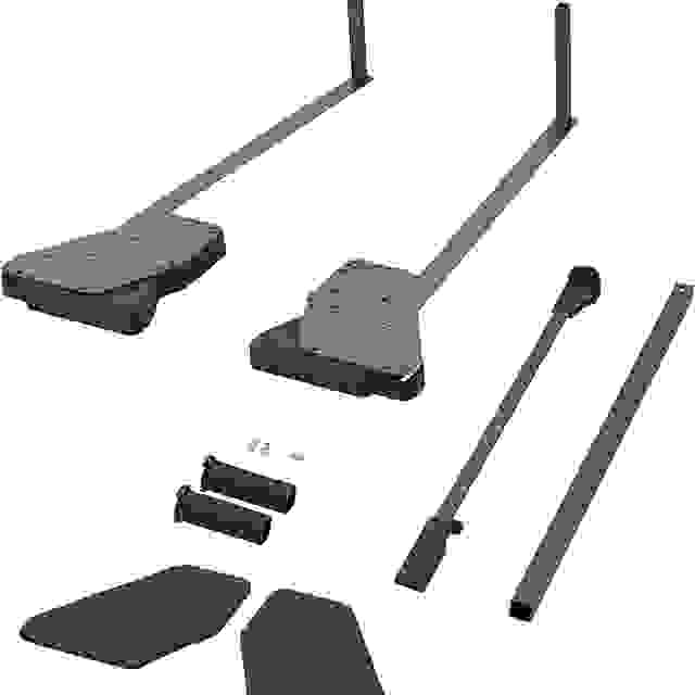 KES Conero sklopná šatní tyč, LW 985-1168mm, 12kg, černá