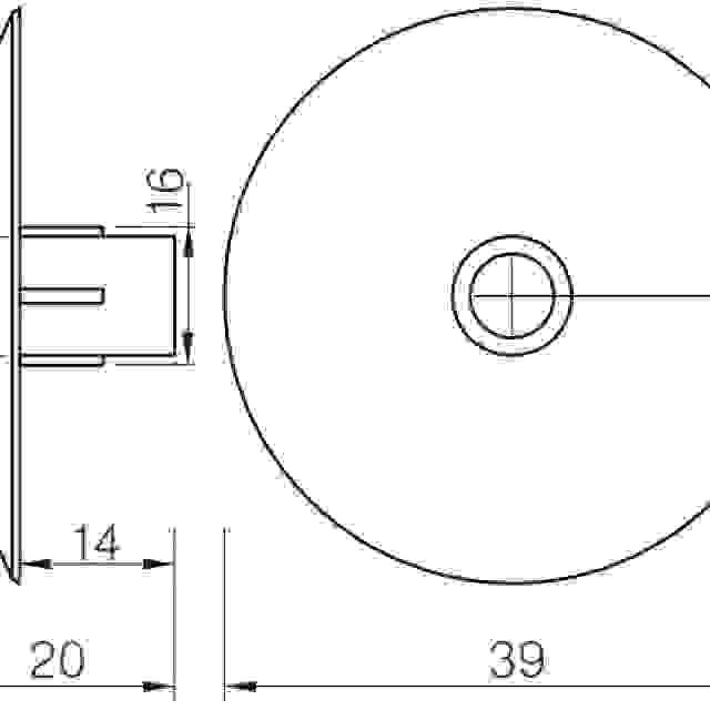 STRONG Kluzák narážecí 464 5 mm černý