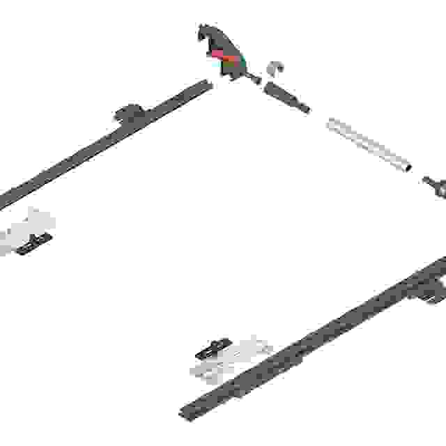 BLUM ZS4.400MU boční stabilizace MERIVOBOX, 270-400mm